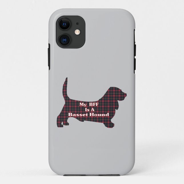 Capa Para iPhone Da Case-Mate Basset Hound BFF (Verso)