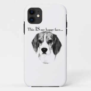 Capa Para iPhone Da Case-Mate Beagle Happy Face; Beagle Feliz; Beagle Grumpy