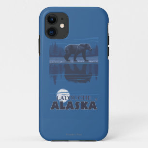Capa Para iPhone Da Case-Mate Bear in Moonlight - Latouche, Alaska