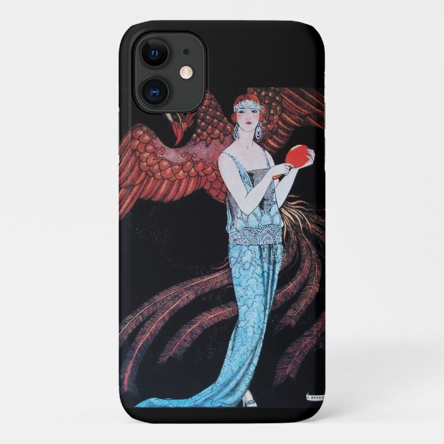CAPA PARA iPhone DA Case-Mate BELEZA E FOENIX,DESIGNER DE FASHION COMPOSITAM ART (Verso)
