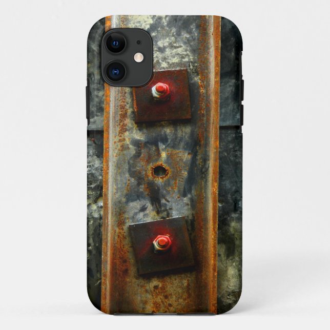 Capa Para iPhone Da Case-Mate Belo metal enferrujado de um canteiro de obras (Verso)