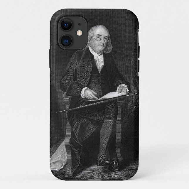 Capa Para iPhone Da Case-Mate Benjamin Franklin (Verso)