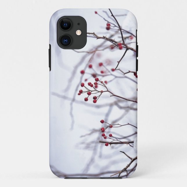 Capa Para iPhone Da Case-Mate Berries de inverno (Verso)