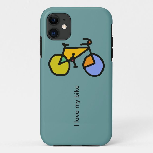 Capa Para iPhone Da Case-Mate bicicleta, bicicleta, ciclismo (Verso)