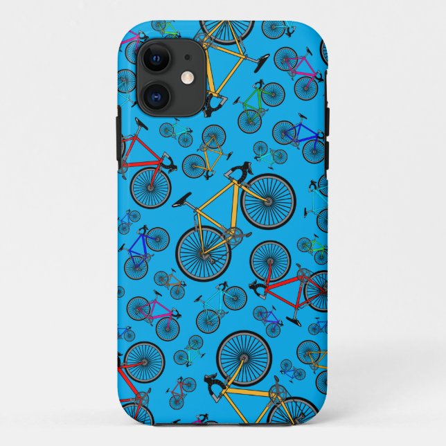 Capa Para iPhone Da Case-Mate Bicicletas de estrada azul-céu (Verso)