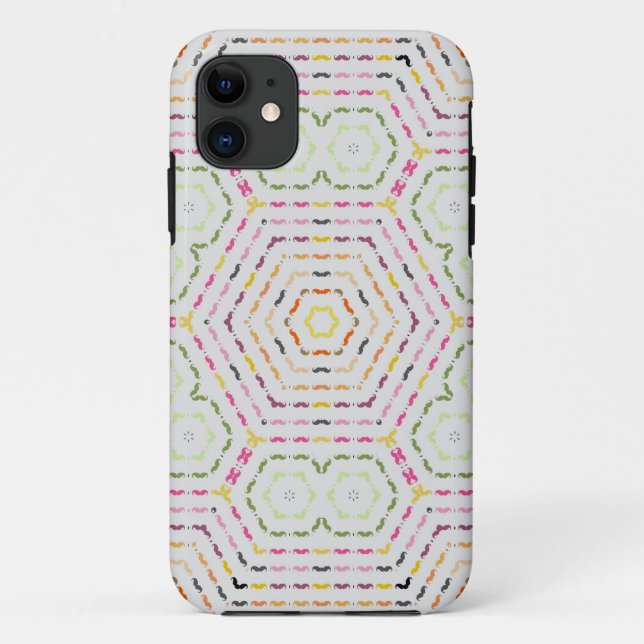 Capa Para iPhone Da Case-Mate Bigode Engraçado de Garota (Verso)
