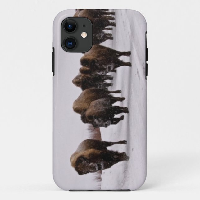 Capa Para iPhone Da Case-Mate Bisonte no inverno (Verso)