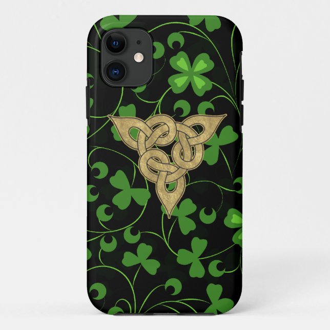Capa Para iPhone Da Case-Mate Black Irish Knotwork (Verso)
