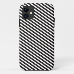 Capa Para iPhone Da Case-Mate Black & White Stripes - preto
