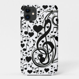 Capa Para iPhone Da Case-Mate Blacknotes & Corações_