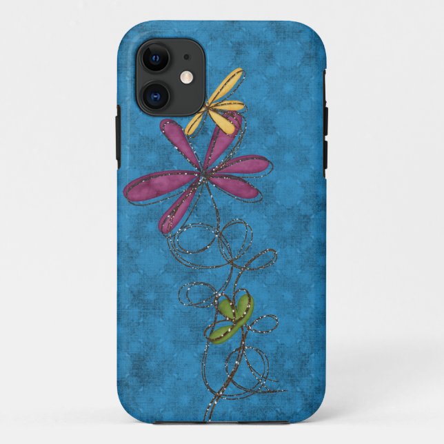 Capa Para iPhone Da Case-Mate Bling Blossoms (Verso)