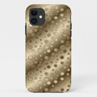 Capa Para iPhone Da Case-Mate Bling de champanhe em círculo Dourado