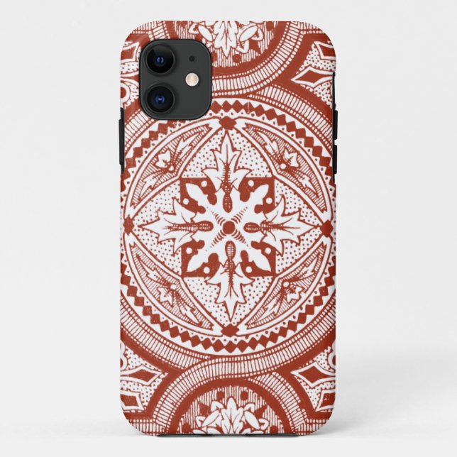 Capa Para iPhone Da Case-Mate Bloco de Madeira Cinnabar IV (Verso)