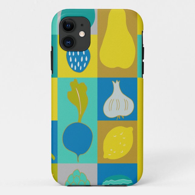 Capa Para iPhone Da Case-Mate Blocos de vegetais I (Verso)