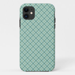 Capa Para iPhone Da Case-Mate Blue Green Tartan