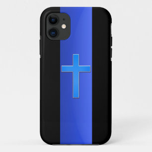 Capa Para iPhone Da Case-Mate Blue Line & cruz finos