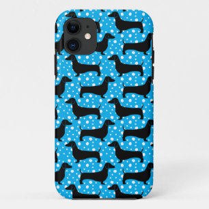 Capa Para iPhone Da Case-Mate Blue Polka Dachshances