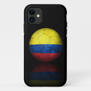 Capa Para iPhone Da Case-Mate Bola de futebol colombiana gasta do futebol de