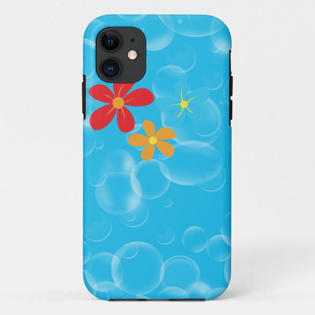 Capa Para iPhone Da Case-Mate Bolhas e margaridas (Verso)