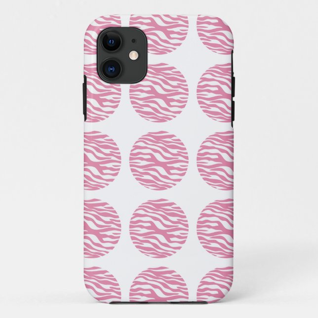 Capa Para iPhone Da Case-Mate Bolinhas de impressão zebra iPhone 5 BT Case (Verso)