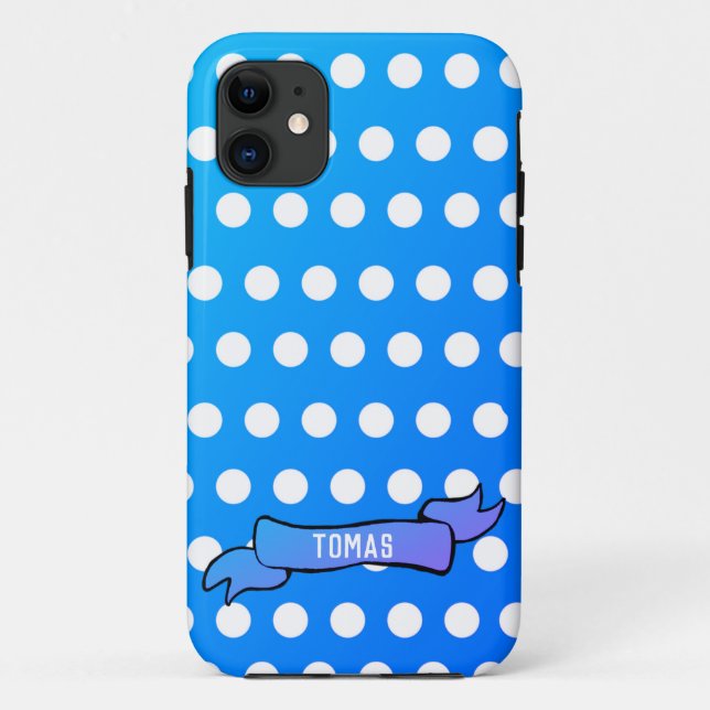 Capa Para iPhone Da Case-Mate Bolinhas iPhone SE + iPhone 5/5S personalizado (Verso)
