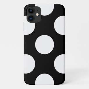 Capa Para iPhone Da Case-Mate Bolinhas Pretas e Brancas, Padrão de Bolinhas