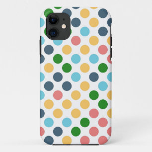 Capa Para iPhone Da Case-Mate Bolinhas Retro Bonitas Amarelo-Cor-de-rosa