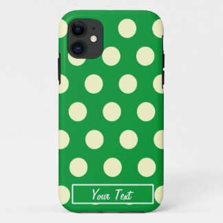 Capa Para iPhone Da Case-Mate Bolinhas verdes/brancas - personalize