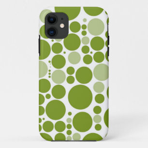 Capa Para iPhone Da Case-Mate Bolinhas verdes em branco