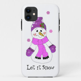 Capa Para iPhone Da Case-Mate Boneco de Neve Deixe Nevar