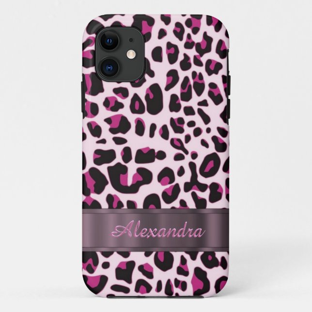 Capa Para iPhone Da Case-Mate Bonito impressão de animais leopardo personalizada (Verso)