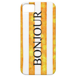 Capa Para iPhone Da Case-Mate Bonjour Orange Stripe Bokeh