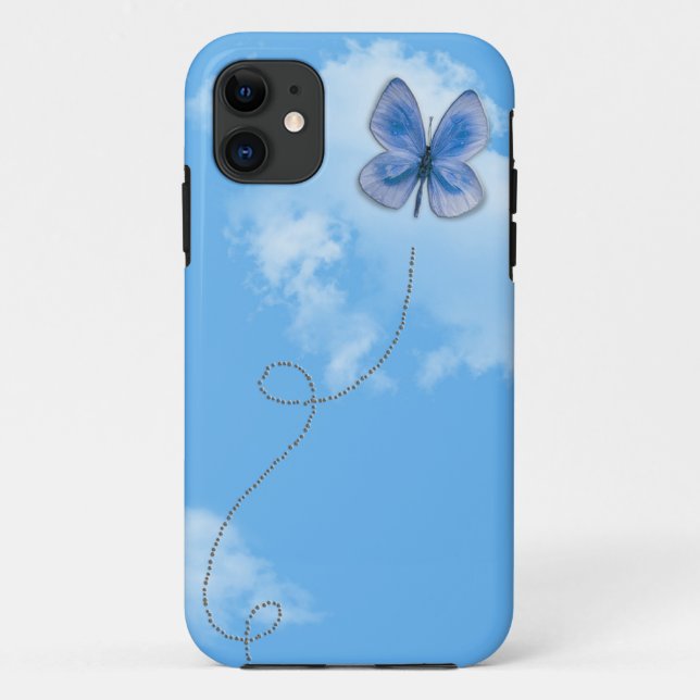 Capa Para iPhone Da Case-Mate Borboleta em Voo (Verso)