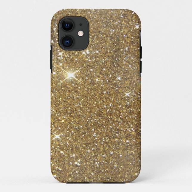 Capa Para iPhone Da Case-Mate Brilho Dourado luxuoso - imagem impressa (Verso)