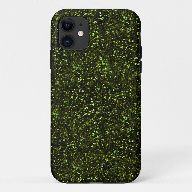 Capa Para iPhone Da Case-Mate Brilho Verde da Maçã Escura (Verso)