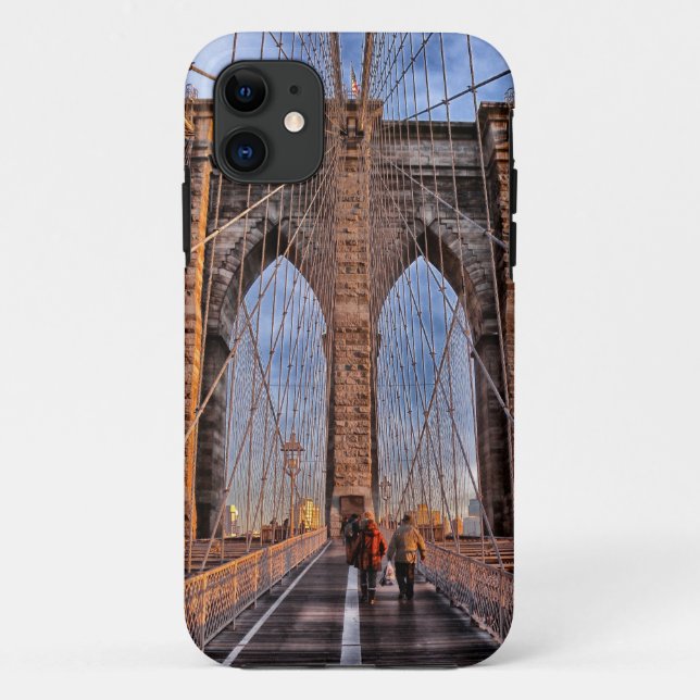 Capa Para iPhone Da Case-Mate Brooklyn Bridge New York EUA (Verso)