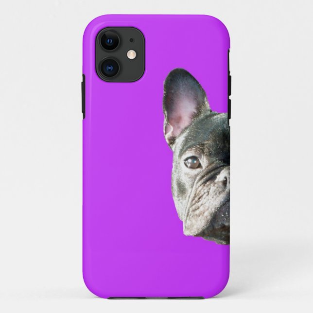 Capa Para iPhone Da Case-Mate Buldogue francês "que espreita" o caso de Iphone 5 (Verso)