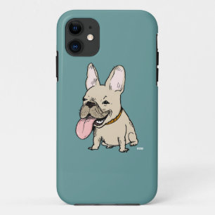 Capa Para iPhone Da Case-Mate Bulldogue Francês Engraçado com Língua Enorme Para