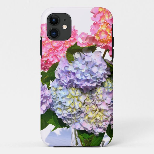 Capa Para iPhone Da Case-Mate Buquê Hydrangea (Verso)