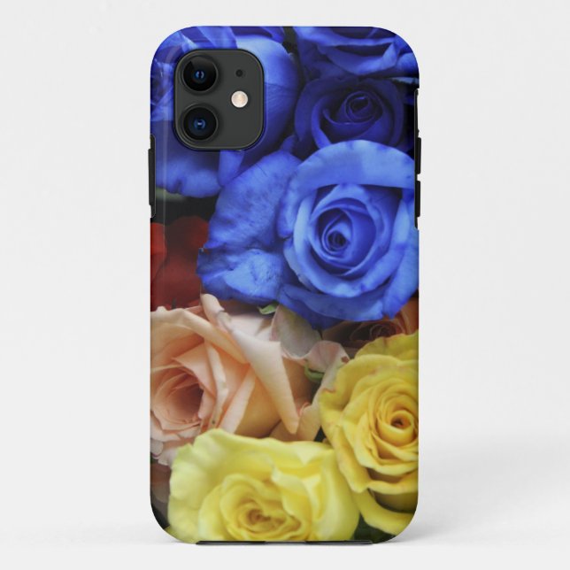 Capa Para iPhone Da Case-Mate Buquês de rosas frescas sortidas (Verso)