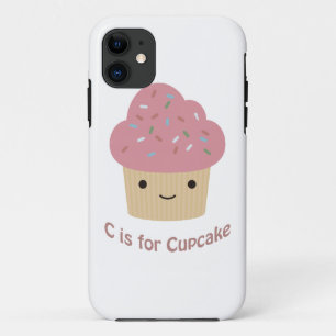Capa Para iPhone Da Case-Mate C é para cupcake