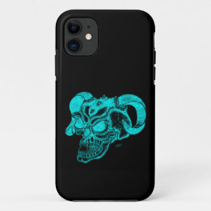 Capa Para iPhone Da Case-Mate Cabeça do diabo Negra e Design Verde