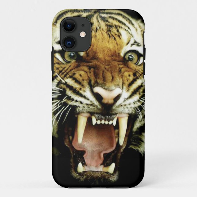 Capa Para iPhone Da Case-Mate Cabeça do tigre (Verso)