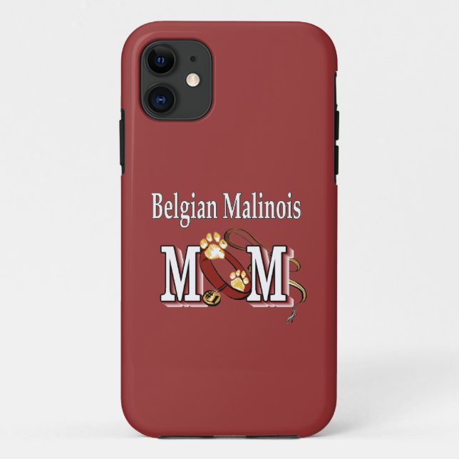Capa Para iPhone Da Case-Mate Cachorro belga Malinois MOM (Verso)