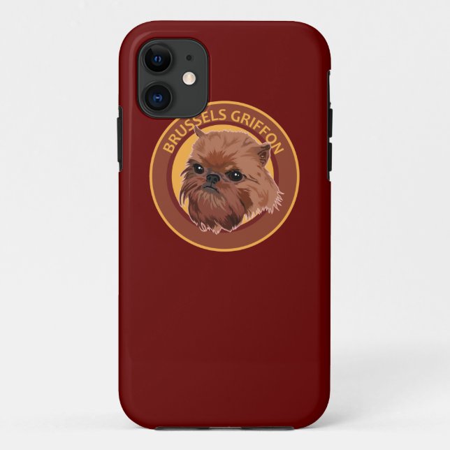 Capa Para iPhone Da Case-Mate Cachorro Bruxelas Griffon (Verso)