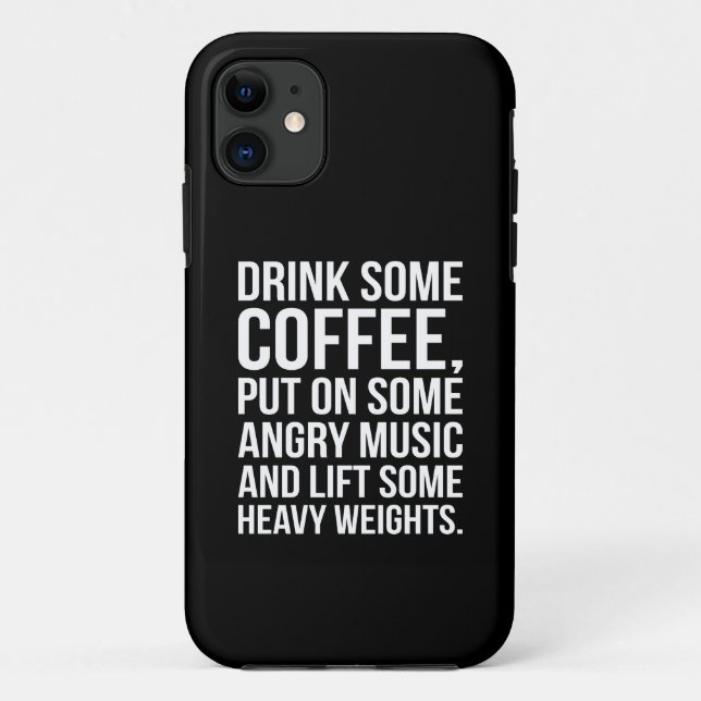 Capa Para iPhone Da Case-Mate Café, Música Irritada, Pesos Pesados - Trabalho En (Verso)