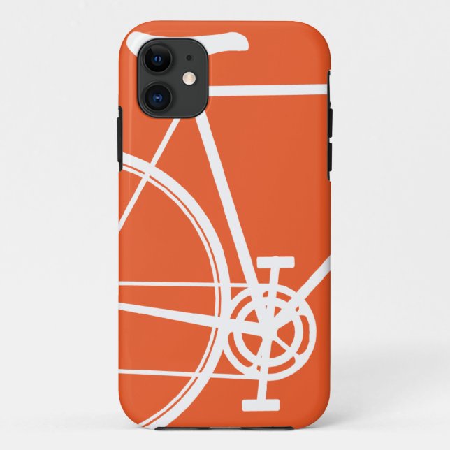 Capa Para iPhone Da Case-Mate Caixa alaranjada do iPhone 5 da bicicleta (Verso)