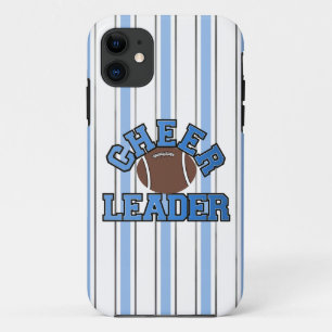 Capa Para iPhone Da Case-Mate Caixa azul & branca do iPhone 5 do cheerleader do