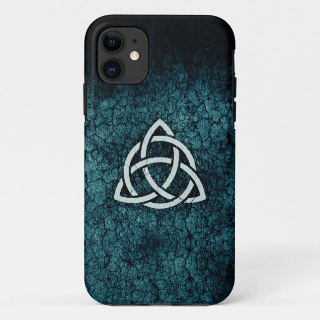 Capa Para iPhone Da Case-Mate Caixa azul de Triquetra (Verso)