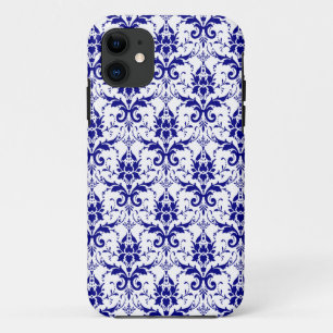 Capa Para iPhone Da Case-Mate Caixa branca azul elegante do iPhone 5 da cor